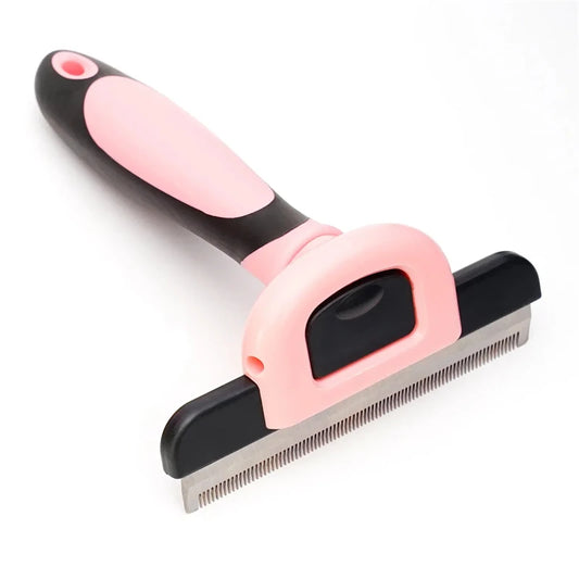 Brosse Rasoir Double Face Anti-Mue pour Chien et Chat - Outil de Toilettage
