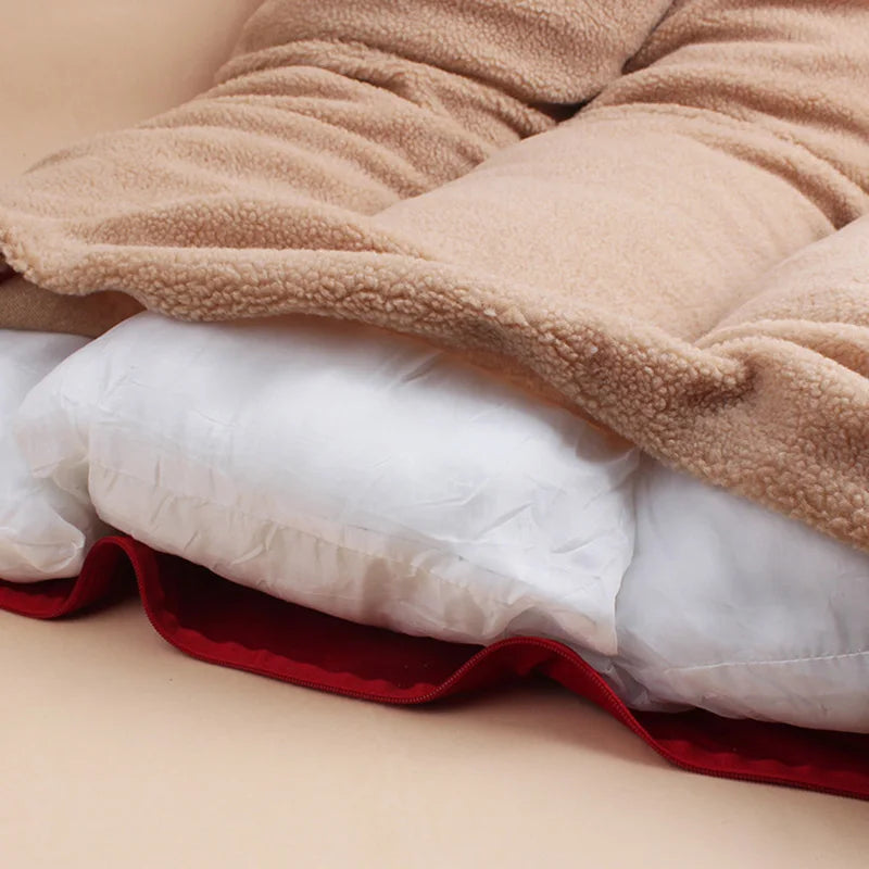 Matelas Douillet Réversible pour Chien - Coussin Lavable Ultra-Confort pour Grands Chiens et Chats