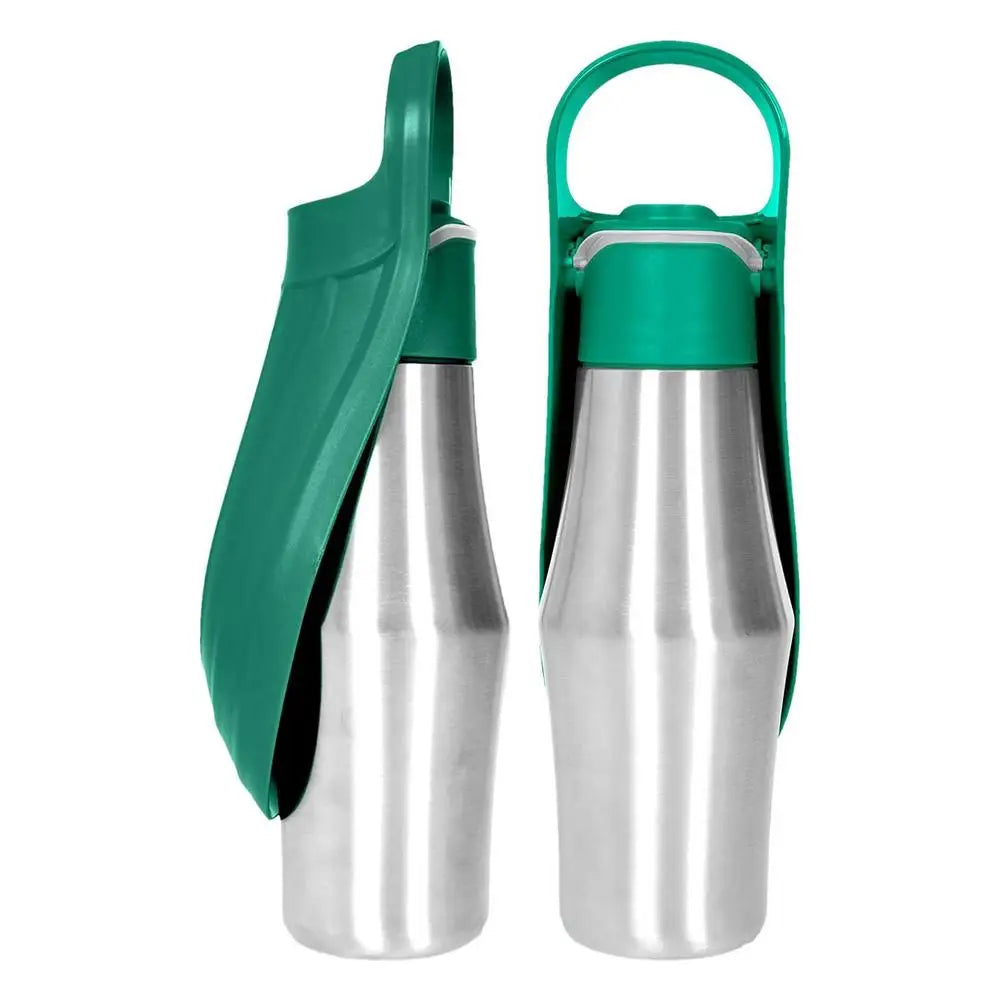 Portable dog water bottle - Stainless steel