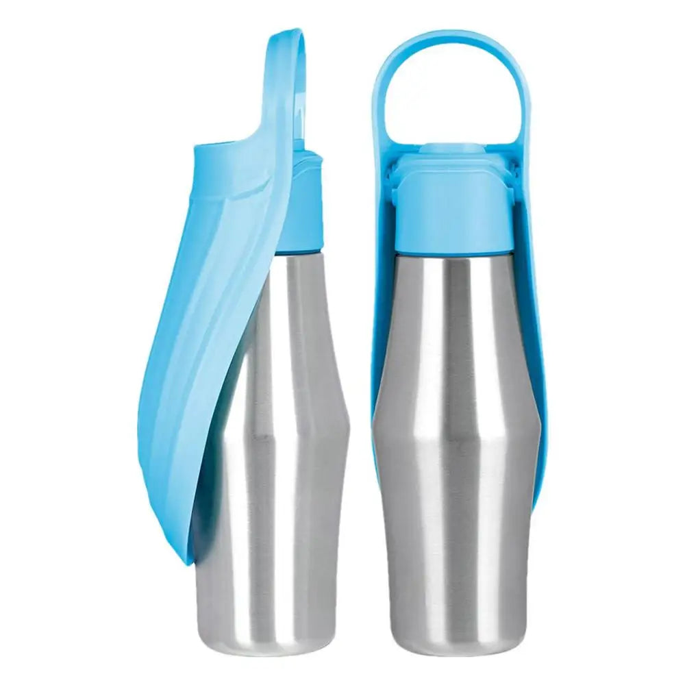 Portable dog water bottle - Stainless steel