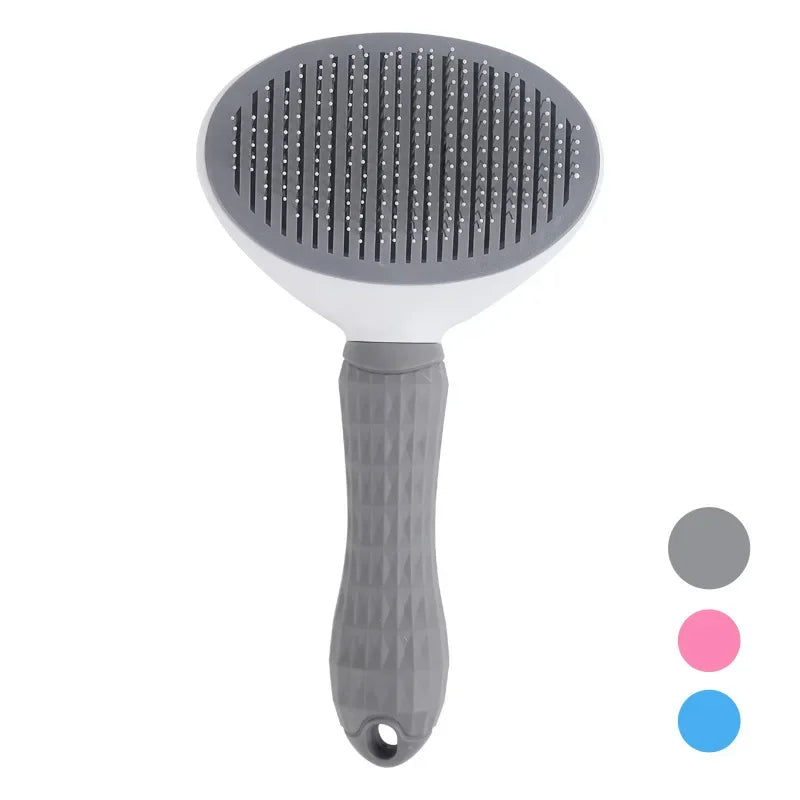 Brosse Anti-Poils Inox pour Chiens et Chats - Démêlage Professionnel