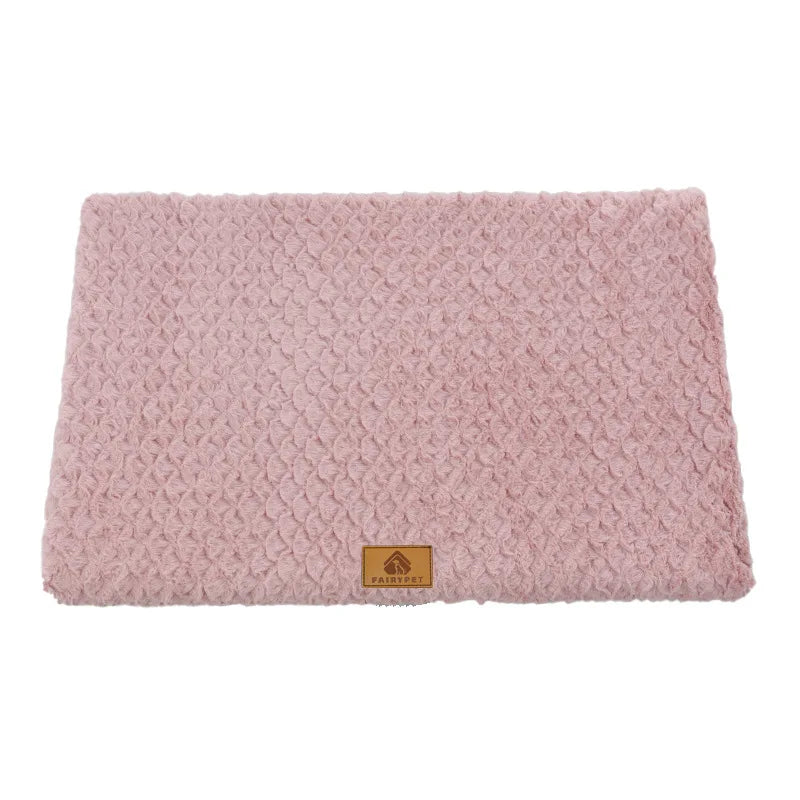 Tapis, moelleux rose