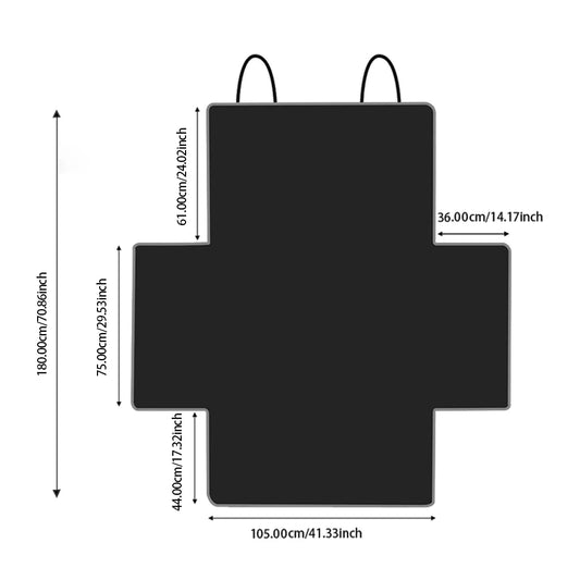 Housse de Siège Auto Imperméable Oxford 600D - Protection Complète Chien