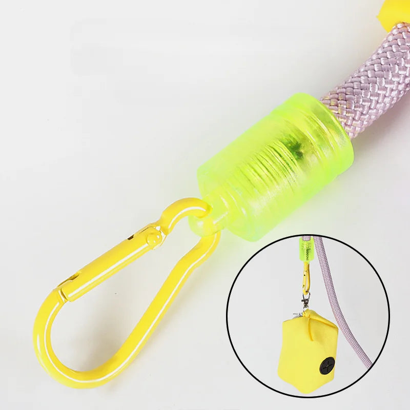 Laisse Anti-Traction Mousse Coton pour Chien - Confort et Contrôle Optimal