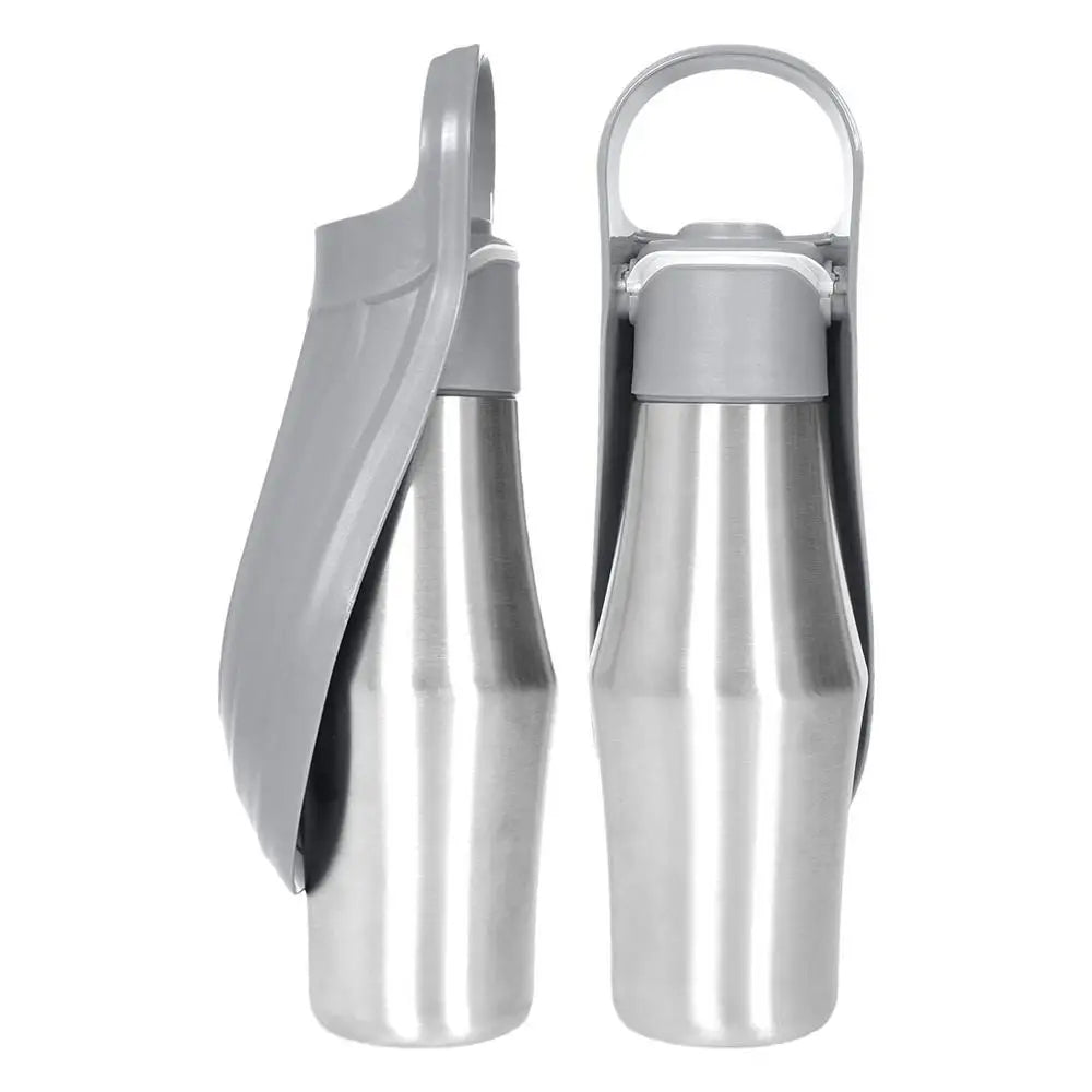 Portable dog water bottle - Stainless steel