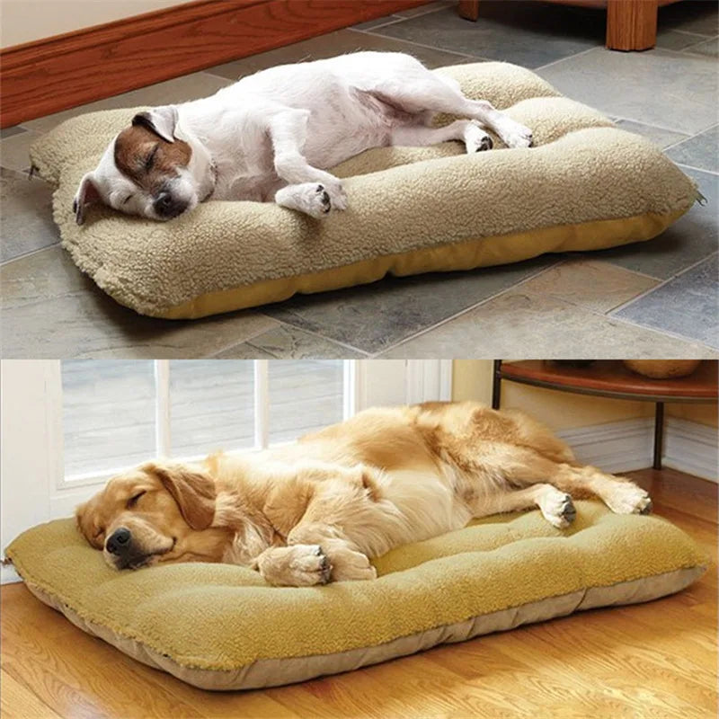 Matelas Douillet Réversible pour Chien - Coussin Lavable Ultra-Confort pour Grands Chiens et Chats