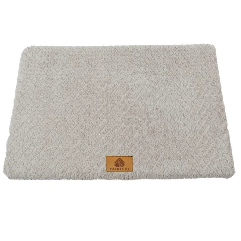 Tapis moelleux gris