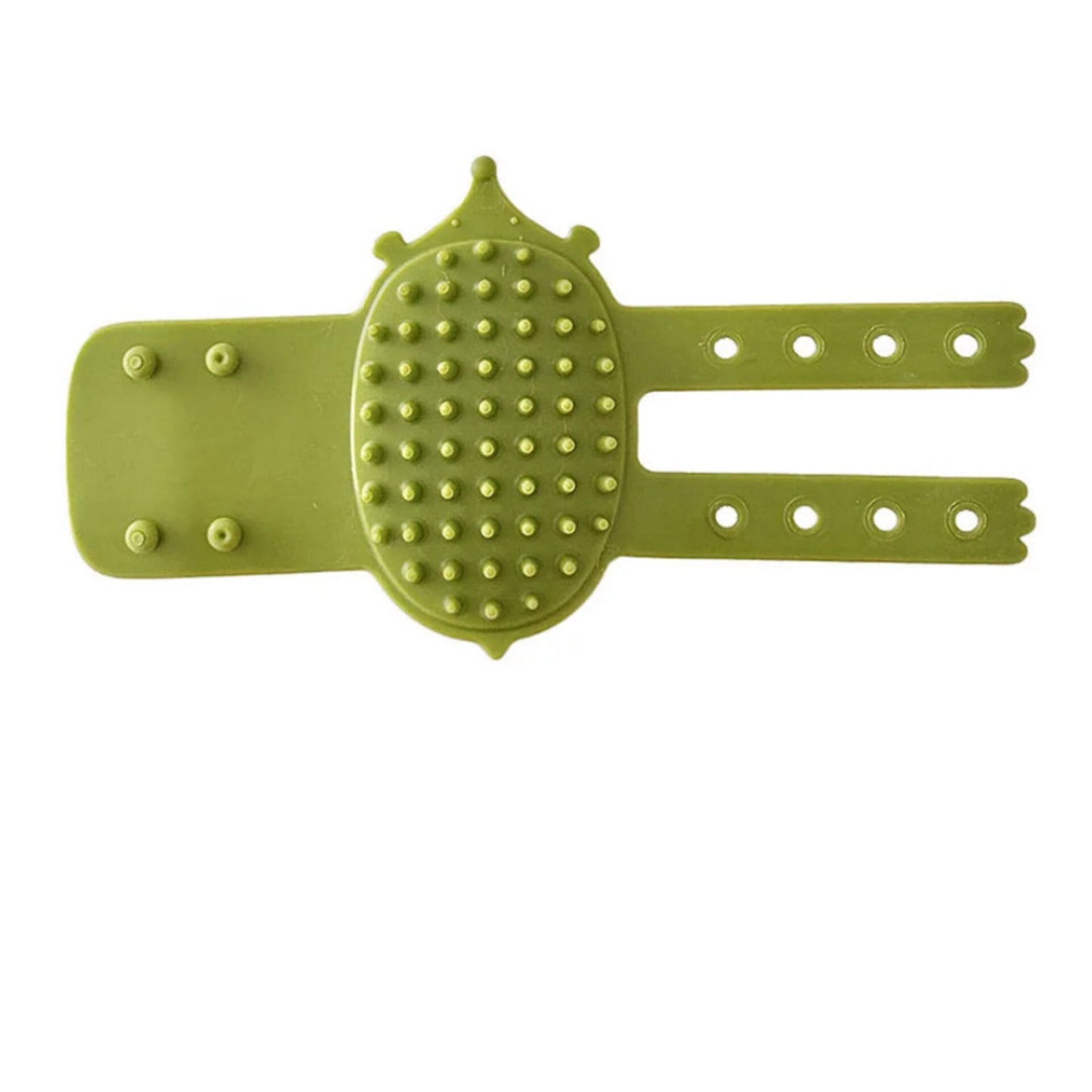 brosse murale chat chaise et table vert