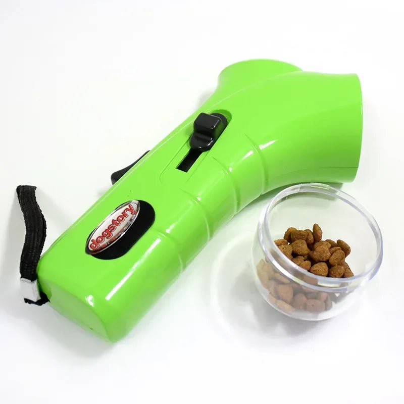 lanceur friandise jouet chien vert