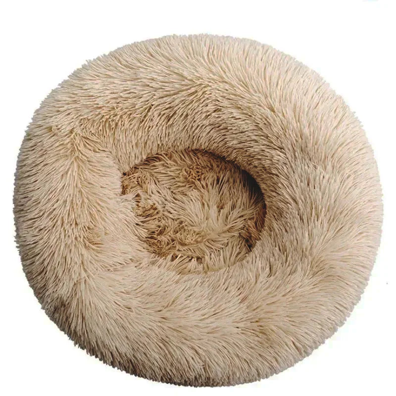Coussin, douillet beige