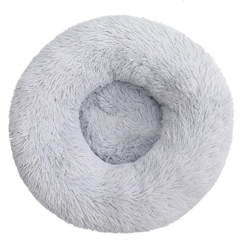 Coussin, douillet, gris, clair