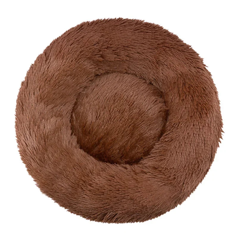 Coussin, douillet, marron