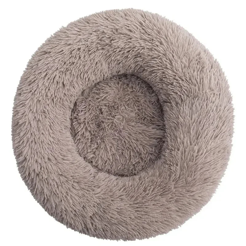 Coussin douillet, taupe
