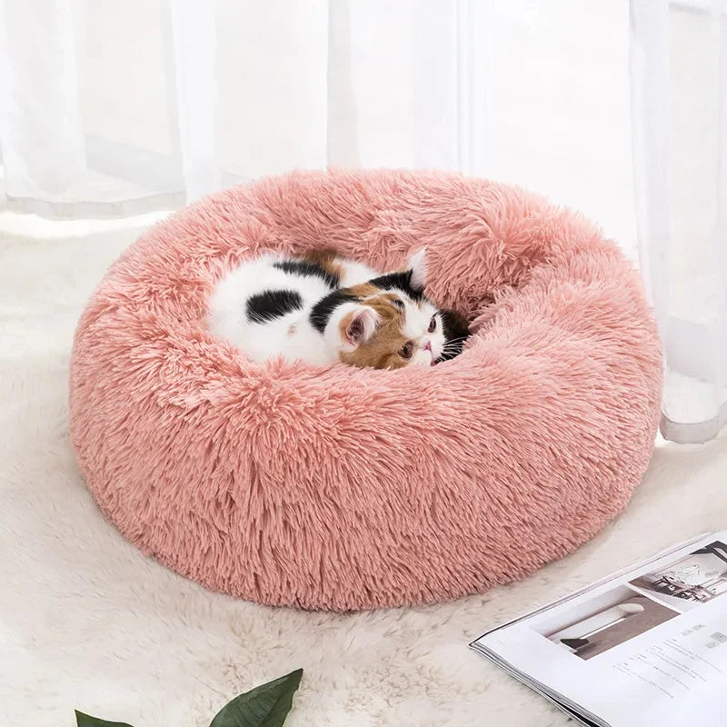panier doux rose pour chien et chat