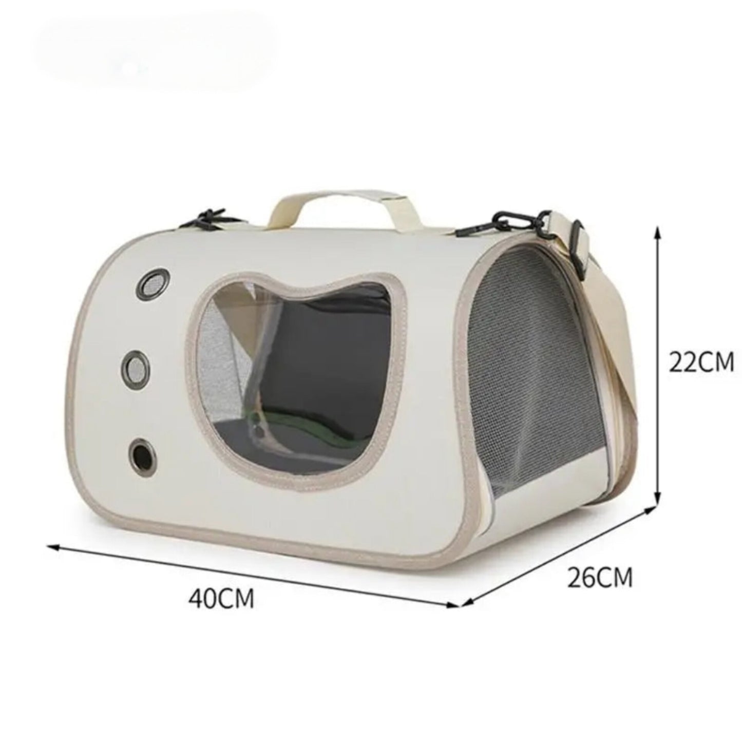Sac de Transport Pliable Respirant - Bandoulière Portable Chien Chat