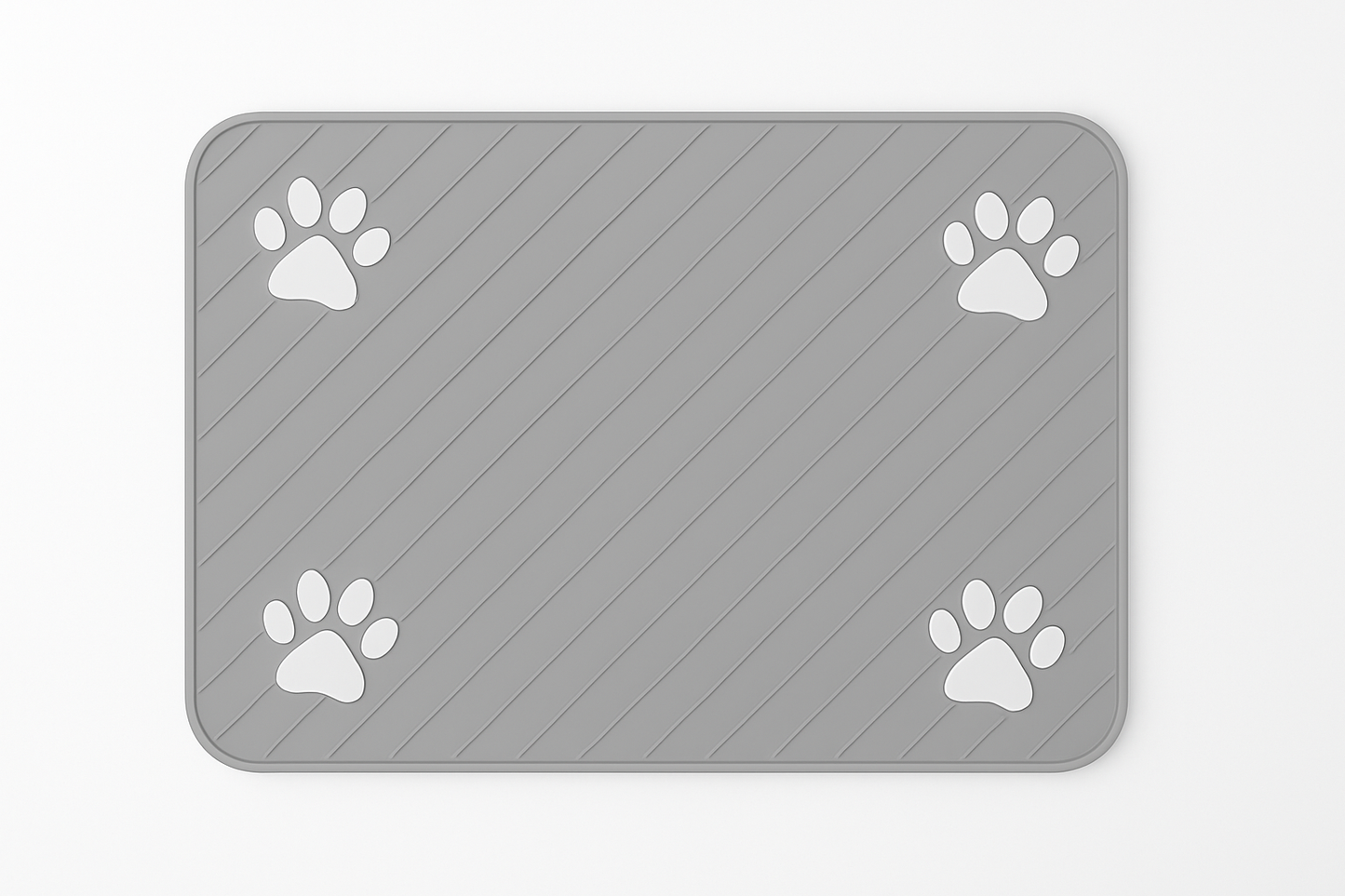 Tapis pour Gamelle - Absorbant Antidérapant - Protection Sol Imperméable pour Chien et Chat