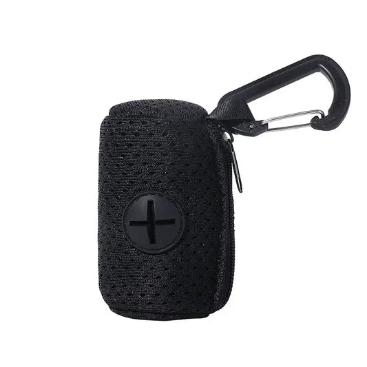 Distributeur de sacs à crotte noir