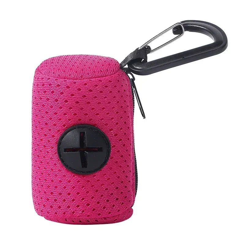 Distributeur à sac à crotte violet