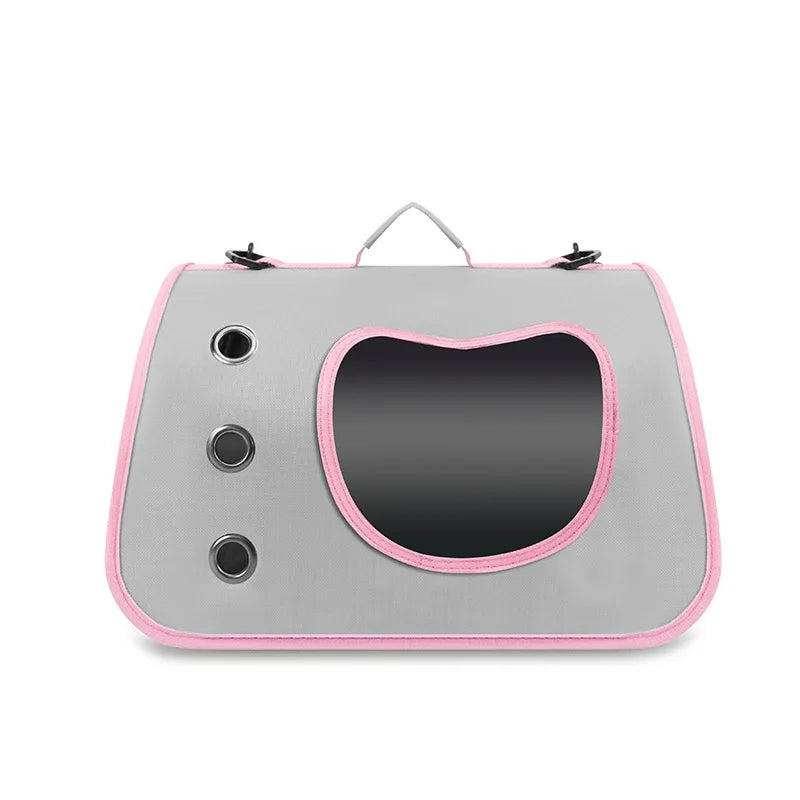 Sac de Transport Pliable Respirant - Bandoulière Portable Chien Chat