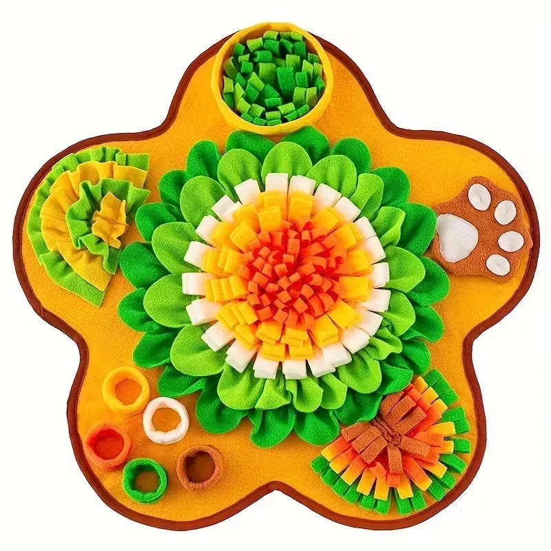 Tapis de Fouille Interactif pour Chiens en Polyester - Ralentisseur d'Alimentation