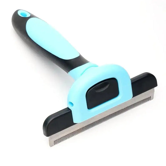 Brosse Rasoir Double Face Anti-Mue pour Chien et Chat - Outil de Toilettage