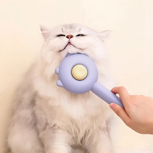 Brosse pour chat, violette