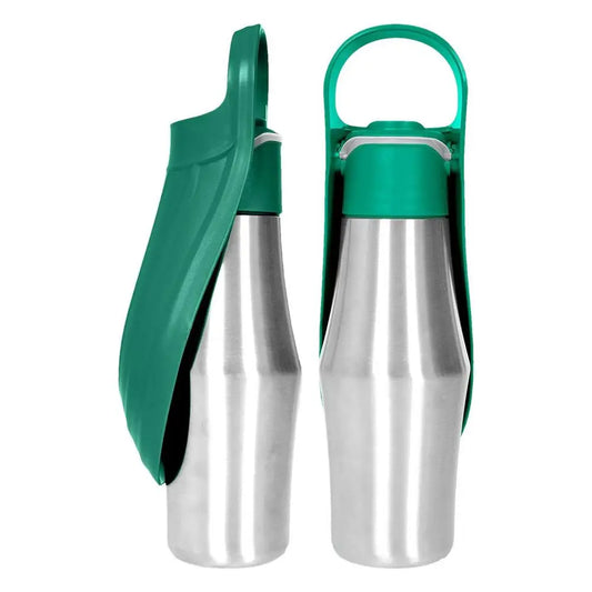Portable dog water bottle - Stainless steel
