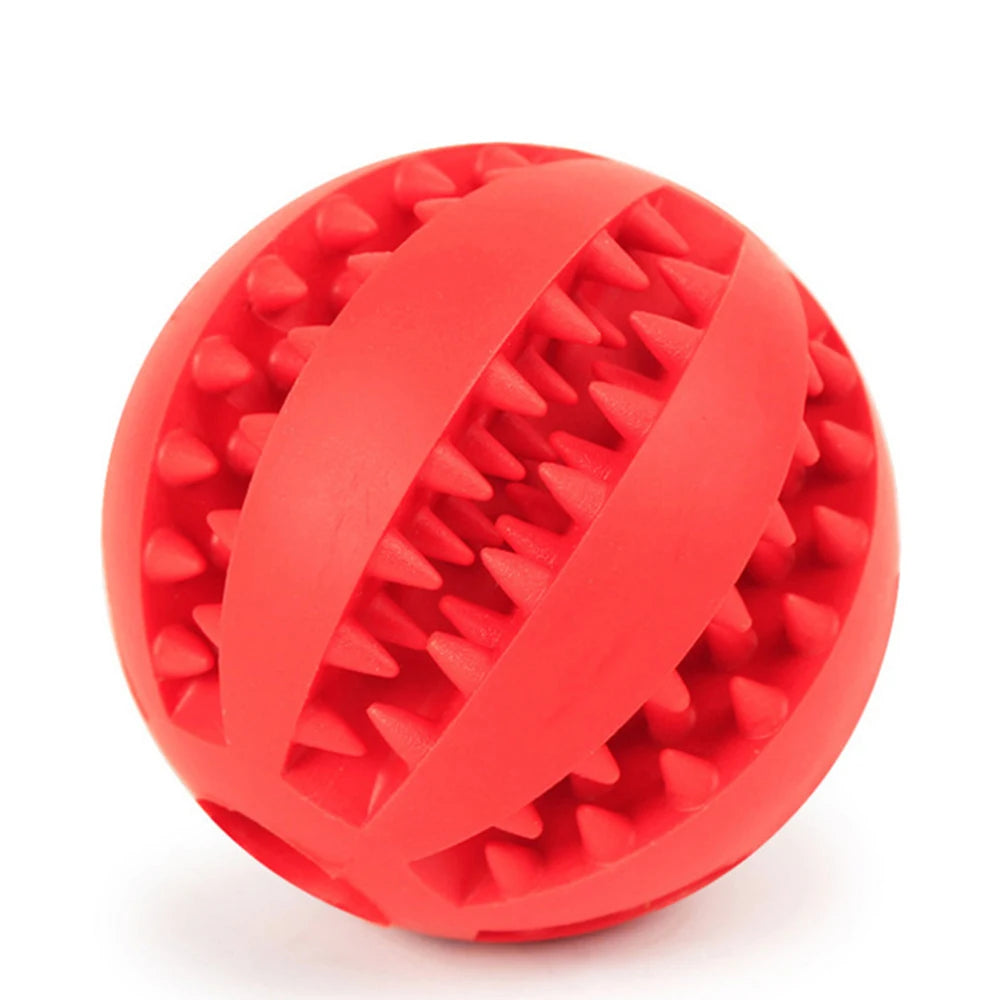 Jouet balle anti glouton rouge