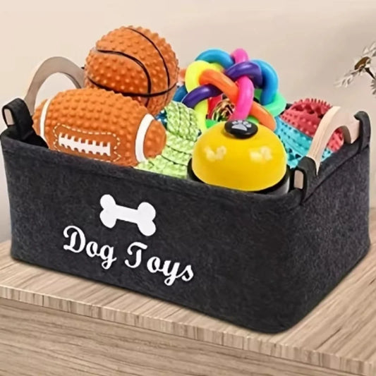 Panier pour chien de rangement avec poignée
