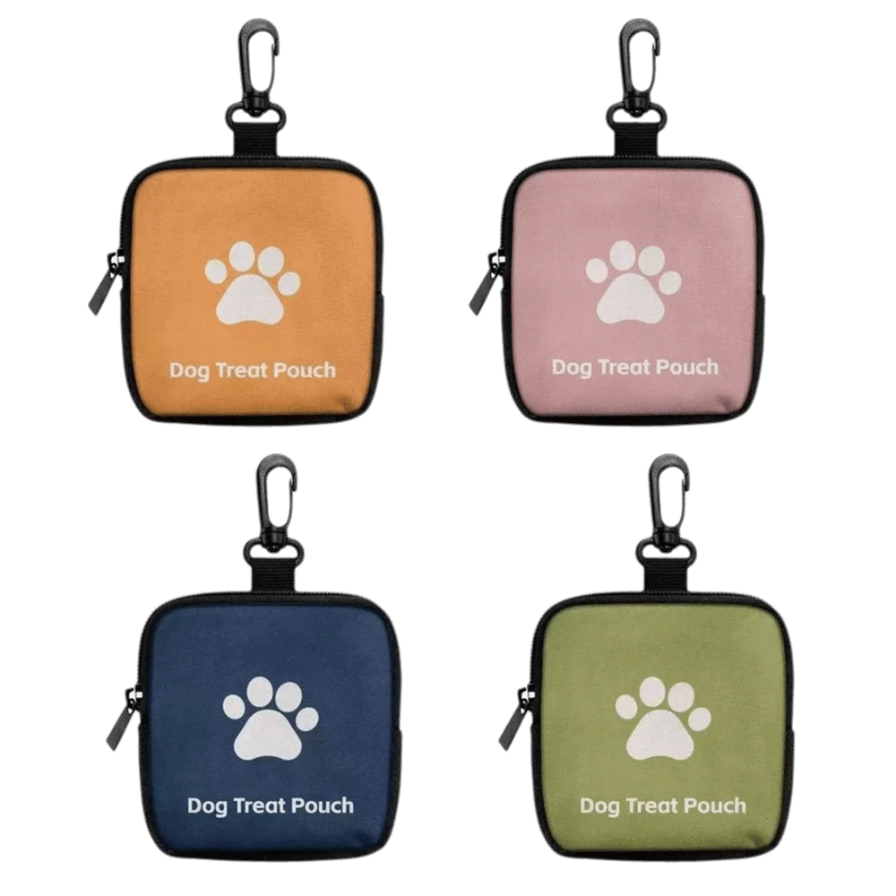 Pochette à Friandises Imperméable pour Chien - Sac Multifonction Portable en PVC