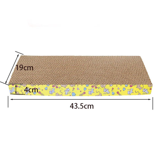 Cat Scratcher - Durable Corrugated Cardboard for Furniture Protection