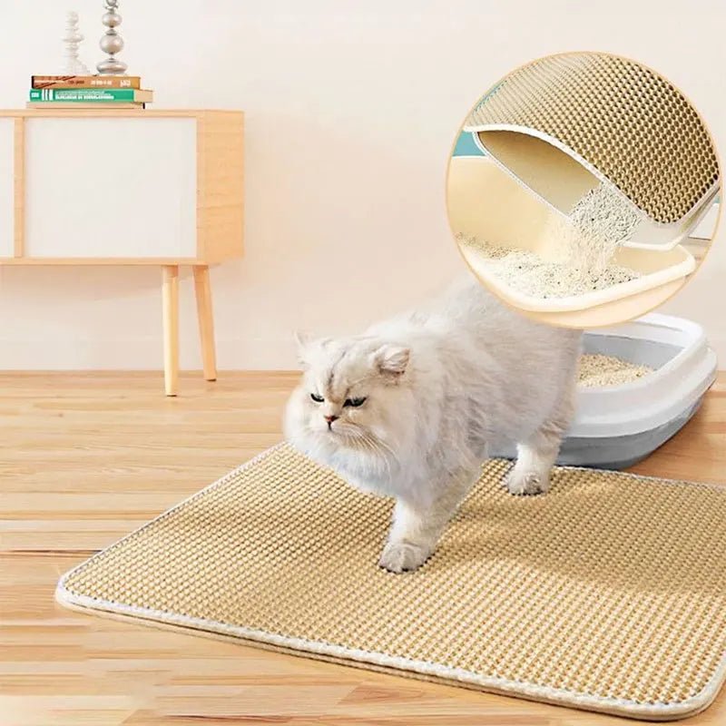 Tapis de litière - Anti - débordement - Miaou Wouf Family
