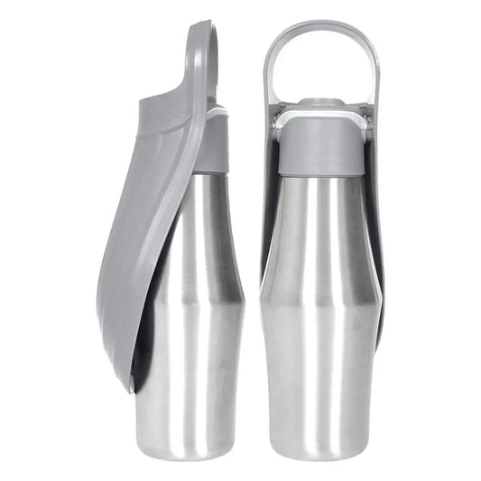 Portable dog water bottle - Stainless steel