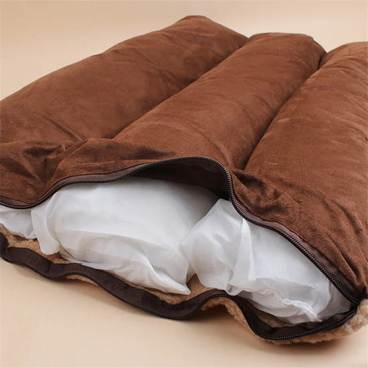 Matelas Douillet Réversible pour Chien - Coussin Lavable Ultra-Confort pour Grands Chiens et Chats