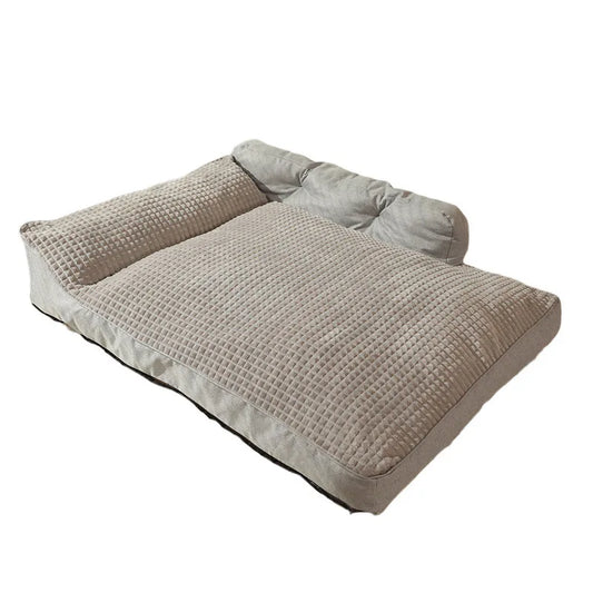 Lit Épais Lavable pour Chien - Matelas Confort 4 Saisons Déhoussable