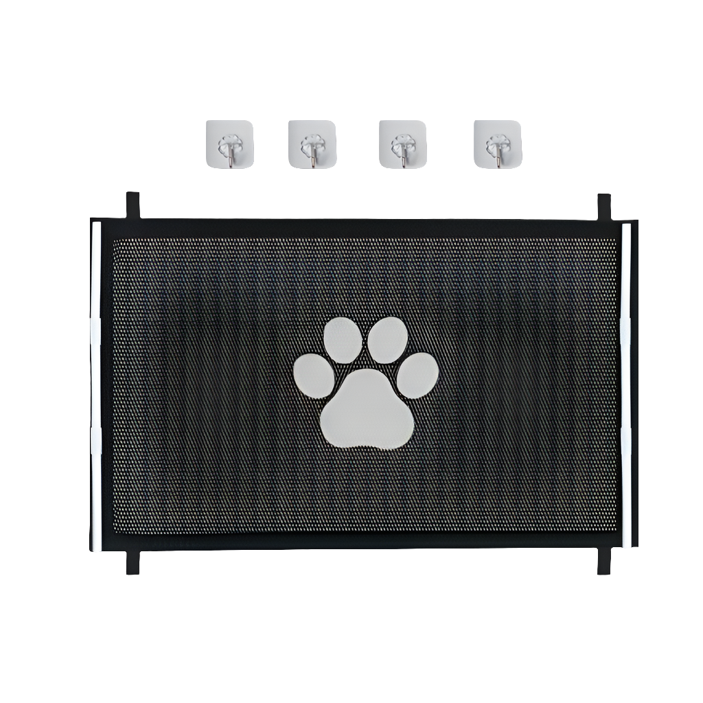 Barrière de Sécurité Pliable pour Chien - Mesh Respirant Portable