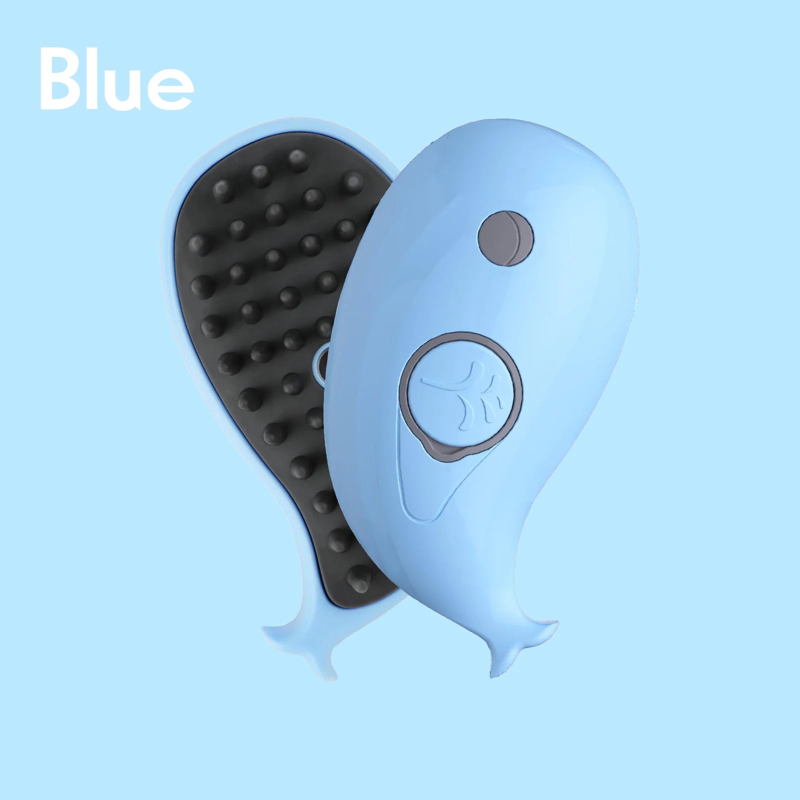 brosse a vapeur baleine bleu