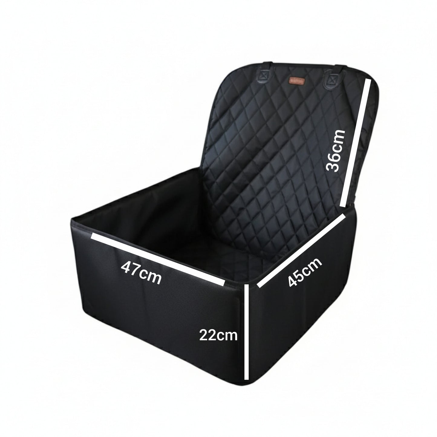 Housse de Siège Auto pour Chien - Matelassée, Imperméable et Antidérapante