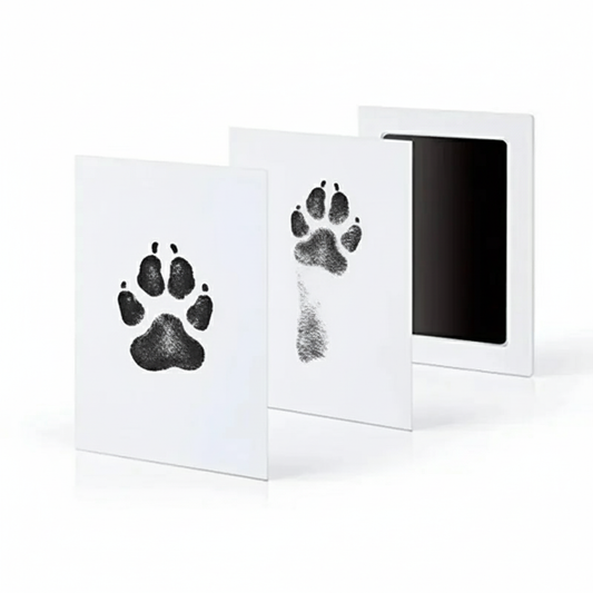 Kit Empreinte de Patte pour Chien et Chat - Tampon Encreur pour Souvenir