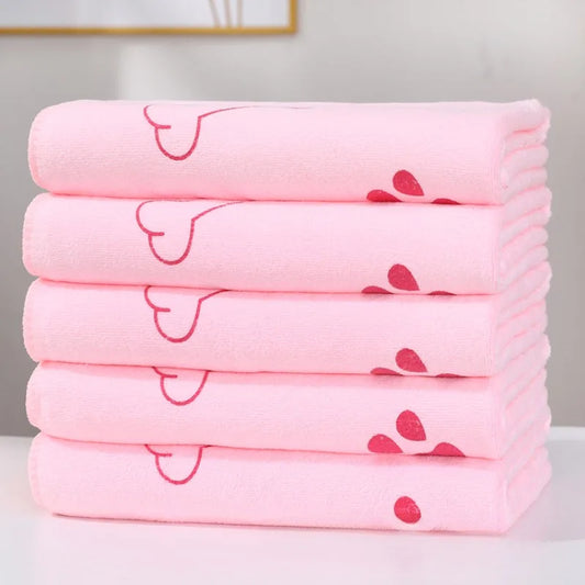 serviette rose micro fibre chien et chat